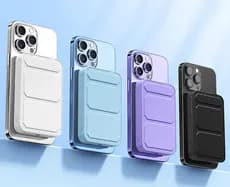 Carregador Portátil Magnético Power Bank 5000 mah Cores:Branca