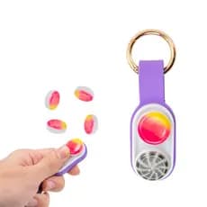 Pop Puck Brinquedo Antistress Magnetico Relaxante Imã Fidget Spinner Cor:Roxo