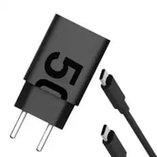 Carregador 50W Turbo Tipo C Para Celular Android Fonte e Cabo USB-C Resistente
