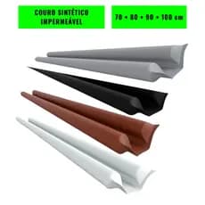 Veda Porta Couro Sintético Rolinho Impermeável | Vento Poeira Insetos | 4 Cores 70 80 90 100cm