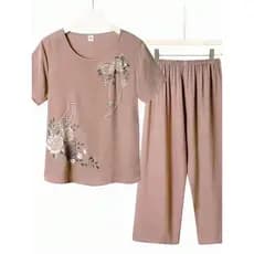 Conjunto Feminino Pantalona Malha Visco Lycra Promoção Imperdivel Envio Rápido E Seguro