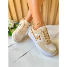 Tênis Feminino Casual Plataforma Moda Blogueira Confortável Macio Premium  Dia a Dia