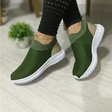 Tênis Feminino Academia Caminhada - Tenis Feminino Casual Antiderrapante Respiravel