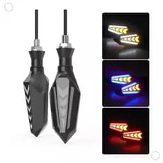 kit 2 seta pisca Colorida Para Seta De Direção Pisca De Motocicleta-0307