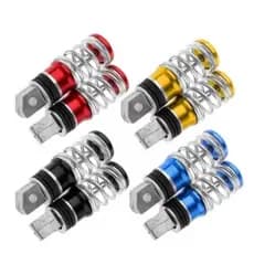 Pedaleira Traseira Mola Moto Esportiva Decorativa para Moto Titan Fan CG Honda-p-0329