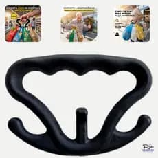 Carregador De Sacolas Supermercado Pesadas Alça Gancho Ergonômico Pegador Resistente Suporte Compras