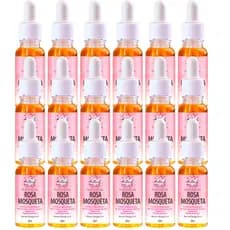 Box 18 unidades Óleo de Rosa Mosqueta 20ml DL Maquiagem