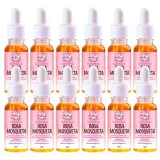 Kit Revenda 12un Óleo de Rosa Mosqueta 20ml DL Maquiagem