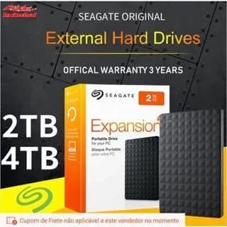 Seagate USB 3.0 Disco Rígido Portátil 4TB/2TB/1TB Externo OBS 2.5HDD EXTERNAL CASE