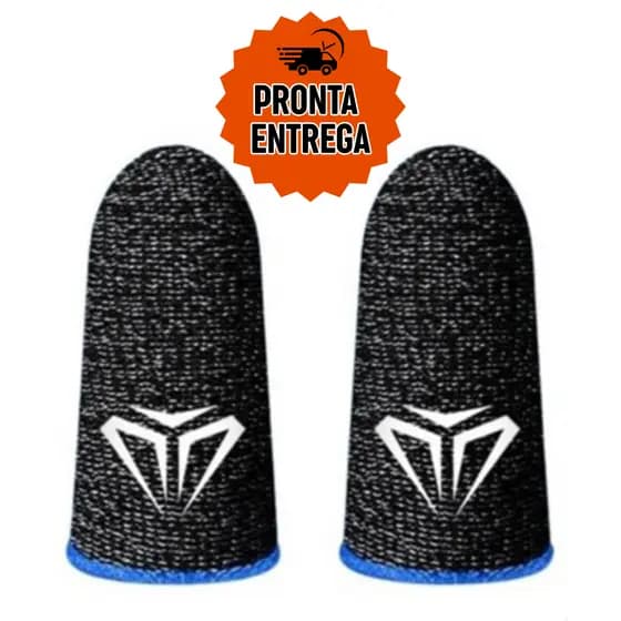 Luva de dedo Gamer, Anti-suor, respirável excelente para jogar free fire