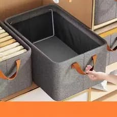 Caixa De Armazenamento De Roupas Arrumados Grade Dobrável Para Íntimas E Calças