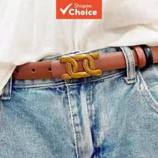 Feminino Reversível Cinto compativel Liga Fivela PU Moda Magro Presente Jeans Casual Dia Das    OBS TEMOS VARIOS MODELOS