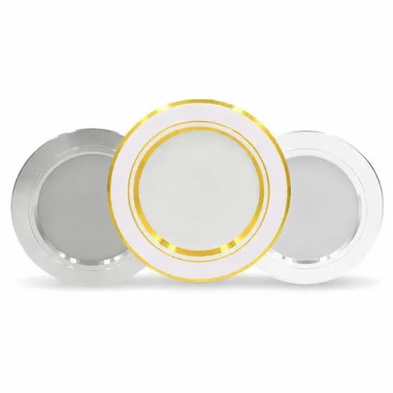 DARKHORSE Led Downlight Dourado/Prata/Corpo Branco Luz Branca Quente Redonda Home Spot LightSpot Embutir Led 12W
