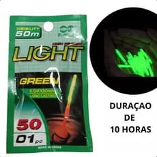 Luz Química Pesca Maruri - 7.5 x mm Cartela C/ 1 Unidades Luz Para Boia de pescaria