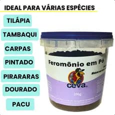 Feromônio em Pó Atrativo Pesca Peixes Iscas Massas Pesqueiro 200g