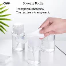 Garrafa De Removedor De Maquiagem De Plástico Tipo Imprensa, Toner De Água, Sub-Garrafa De Viagem, Garrafa De Removedor