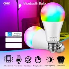 Lâmpada Inteligente do rgb  emissor de luz  9w wifi casa 85-265v rgb + branco pode ser escurecido