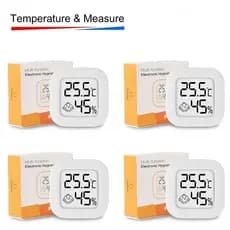 Mini LCD Termômetro Digital e Higrômetro, Sala Interior, Temperatura Eletrônica, Medidor de Umidade, Sensor, Medidor, Estação meteorológica para Casa