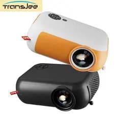 Transjee-AA10 Mini Projetor De Cinema Em Casa, Teatro Portátil, Projetor De Vídeo LED 3D, Beamer De Alta Qualidade