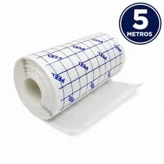 Curativo Filme Transparente 5 Metros | Impermeável, Respirável e Alta Fixação | Uso Hospitalar e Domiciliar