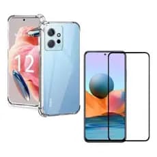 Kit Película vidro 3D para Xiomi Note 12, Kit Película 3D Vidro Temperado para Xiomi Redmi Note 12 .