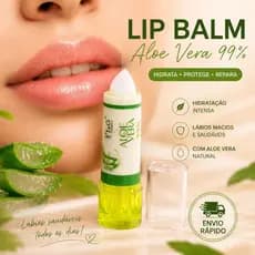 Hidratante Labial Aloe Vera 99% Reparador Anti Ressecamento Nutritivo