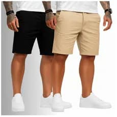 Kit 2 Bermuda Sarja Colorida Premium Masculino Diversa Cores