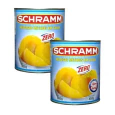 Kit 2 Pêssegos Em Calda Zero Açúcar 450g - Schramm