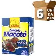 Kit 6 Geleia De Mocotó Italianinho 220g - Escolha o sabor