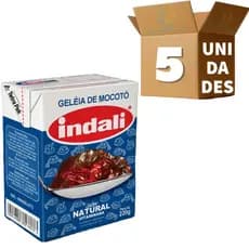 Kit 5 Geleia De Mocotó Indali Caixa - Escoha Seu Sabor