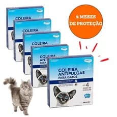 Coleira BullCat Antipulgas para Gatos 40cm - Proteção Até 4 Meses de Duração