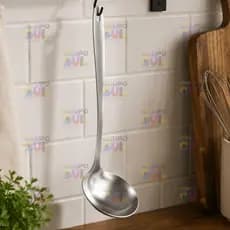 Concha Aço Inox Para Servir Feijão Molhos Caldos Sopas Cozinha