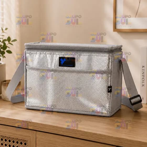 Bolsa Lancheira Térmica 12 LITROS Sacola Transversal Marmita Fitness Praia Trabalho