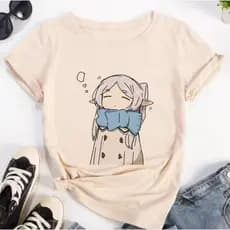 Camiseta Anime Frieren Jornada Além do Fim Dark Art