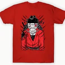 Camiseta Camisa One Piece Luffy TIME SKIP País de Wano Blusa 100% Algodão Unissex Adulto/Infantil