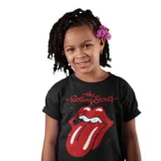 Camiseta Infantil The Rolling Stones Camiseta Em Algodao