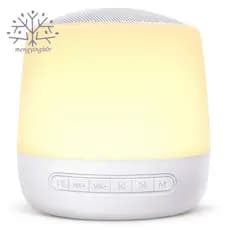 máquina de ruído branco com luz noturna,28 sons suaves, 32 níveis de volume,temporizador e função de memória