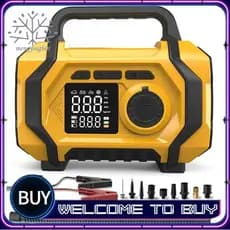 Inflador De Pneus Portátil Compressor De Ar 150PSI Bomba Para De Carro Sem Fio Bolas Energia De Emergência