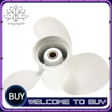 Hélice 9 1/4X11 Para Motores De Popa 9.9 F9.9 15HP F15C F15 F20 Alumínio 8 Dentes Estriados 63V-45943-00-EL