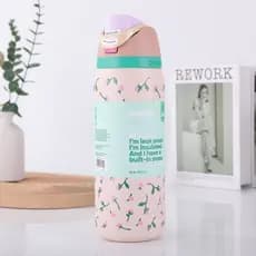 Garrafa de Água a Vácuo de Aço Inoxidável Owala FreeSip, Copo de Parede Dupla 710ml 950ml, Adequada para Esportes ao Ar
