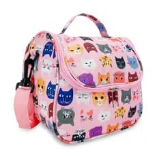 Bolsa Térmica Com Alça Marmita Lanche Bebida Lancheira Portátil Trabalho Fitness Estampado Gato