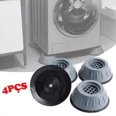 Suporte Pe De Maquina De Lavar Roupa Cancelamento De Ruido Anti Vibracao Kit 4 pcs