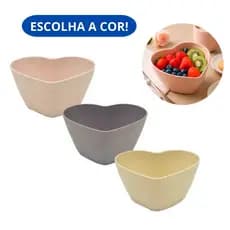 Bowl Sobremesa Kit Com 4 ou 8 Unidades Tigela De Bambu Jogo De Cumbuca