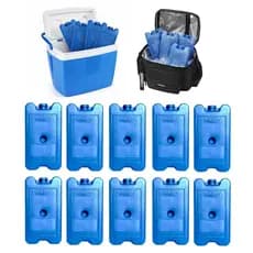 Gelo Reutilizável Artificial 10 Unidades 200ml Para Cooler Bolsa Térmica