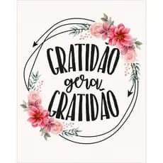 Quadro Decorativo Em Mdf - Gratidão Gera - 19 X 24 Cm