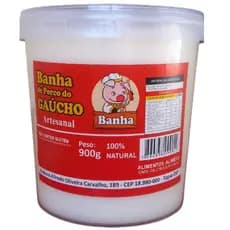 Banha De Porco 100% Natural Gordura Suína 900g