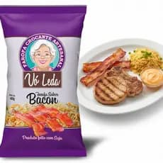 FAROFA DE BACON Crocante Vó Leda 400g - Sabor Defumado