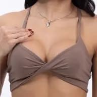 TOP FITNESS ESPORTIVO CASUAL TOP DECOTE TORCIDO ALCINHA POLIAMIDA