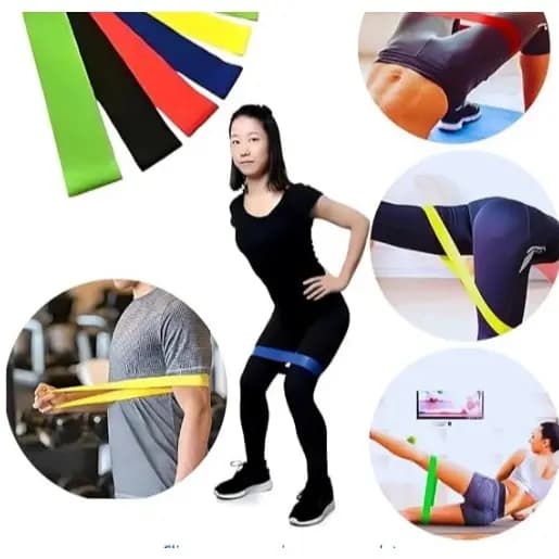 Thera Band - Kit com 5 faixas elásticas de Resistência para Tonificação Muscular, Treinamento Físico