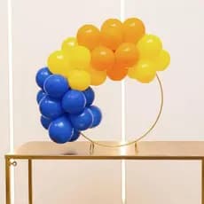 Arco De Mesa Redondo Enfeites De Festa Decoração Redondo 40cm